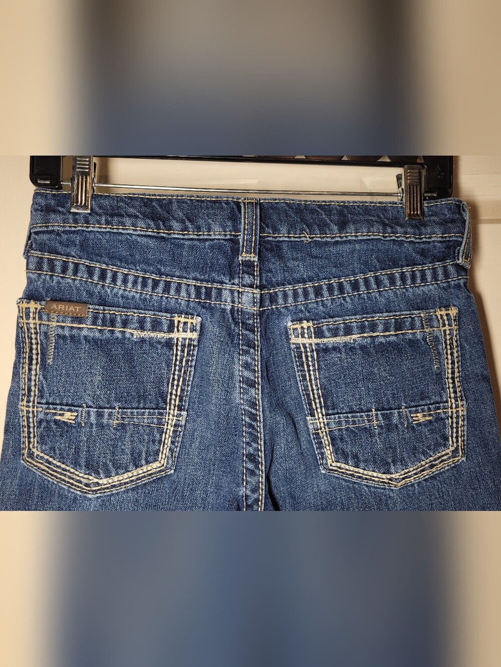 Ariat Boy's Slim Straight Leg Jeans Sz 16 - Picture 4 of 12